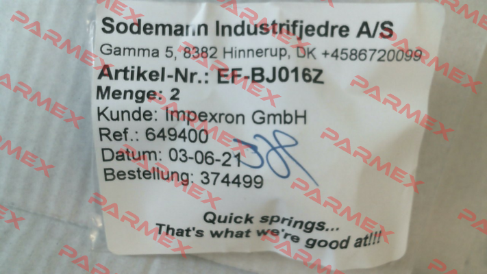 EF-BJ016Z Sodemann