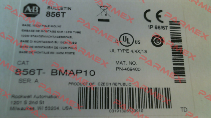 856T-BMAP10 Allen Bradley (Rockwell)