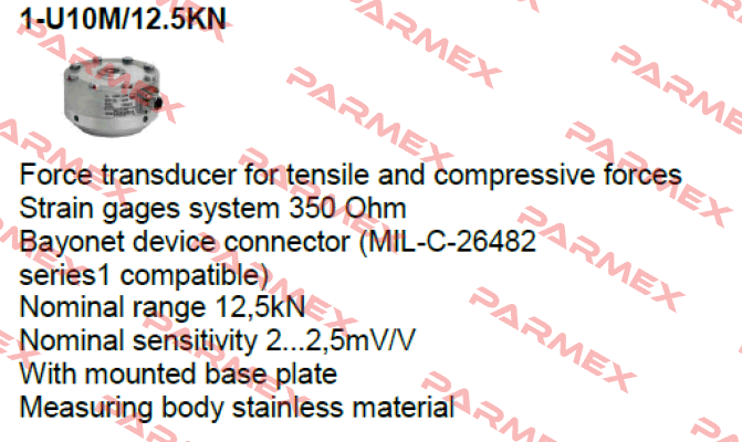 1-U10M/12.5KN  Hbm