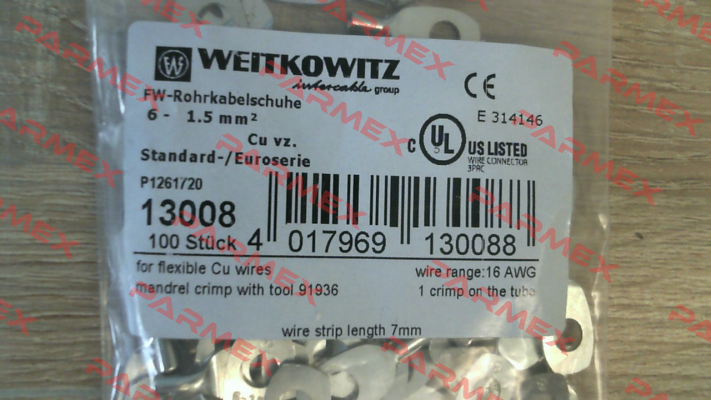 13008(1 pack 100 pcs) WEITKOWITZ