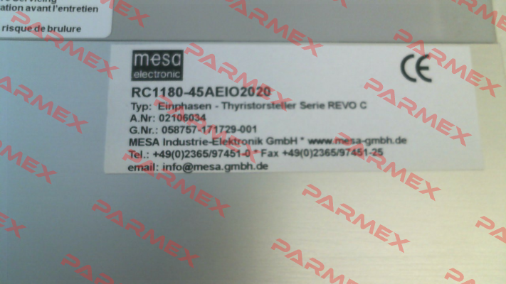 RC1180-45AEIO2020 CD AUTOMATION