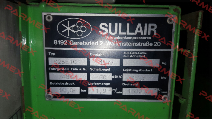 Platine U1 / Versorgungs- und Steuerkarte für S25 E10  Sullair