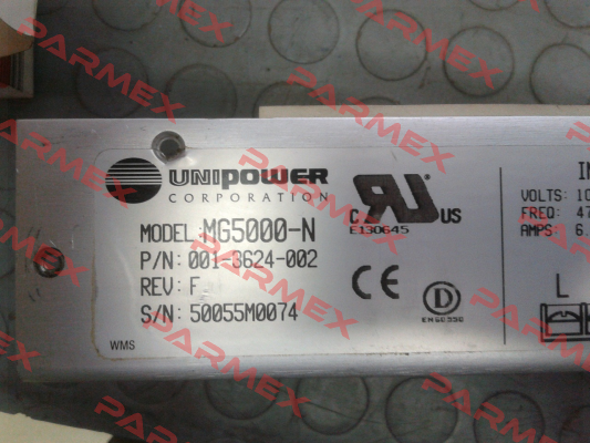 MG5000-N OBOLETE- NO REPLACEMENT   Unipower