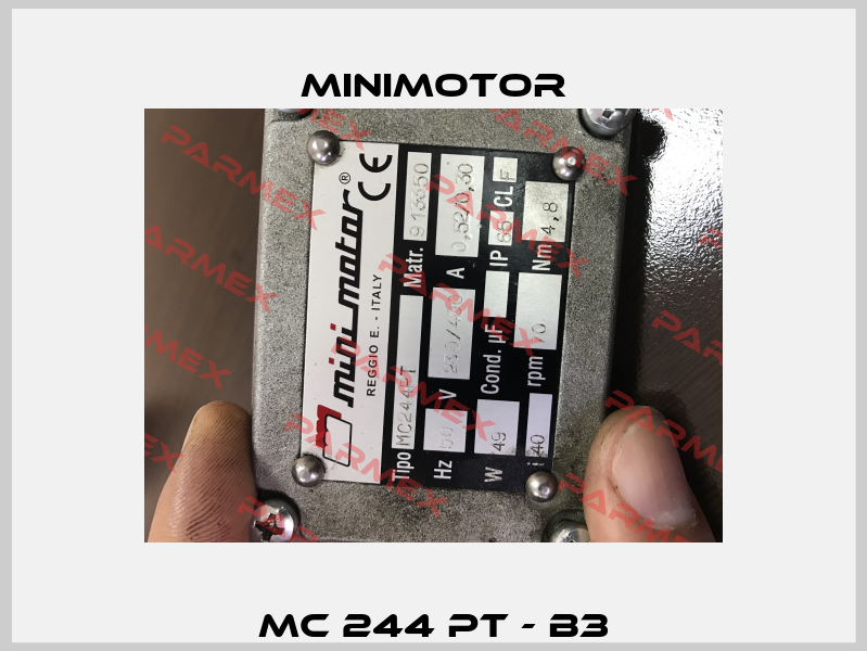 MC 244 PT - B3 Minimotor