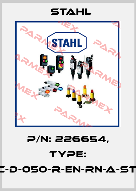 P/N: 226654, Type: YL6S/C-D-050-R-EN-RN-A-ST-00-00 Stahl