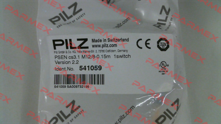 p/n: 541059, Type: PSEN cs3.1 M12/8-0.15m  1switch Pilz