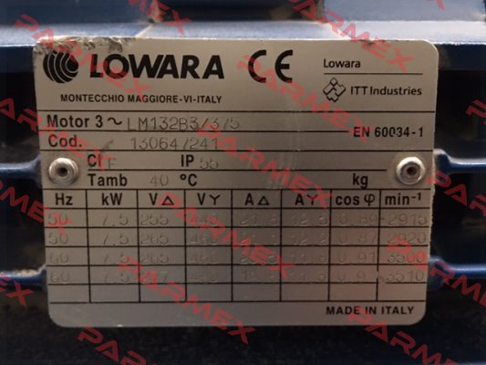 PLM132B3/375 IE2  Lowara