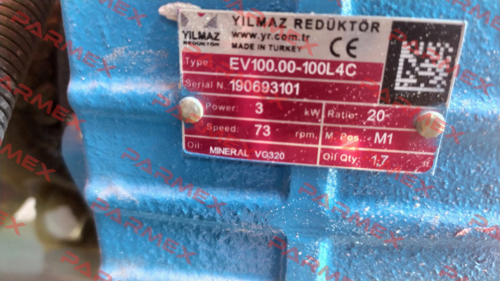 EV100.00-100L/4 Yılmaz Redüktör