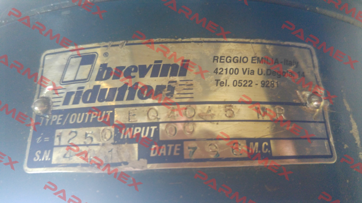  EQ4045/MR/1250/00  Brevini