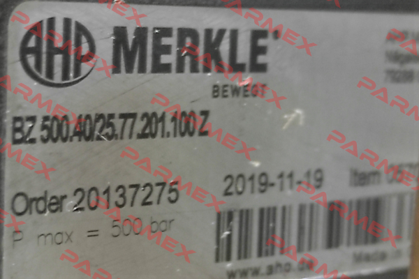 057032 / BZ 500.40/25.77.201.100 Z Merkle