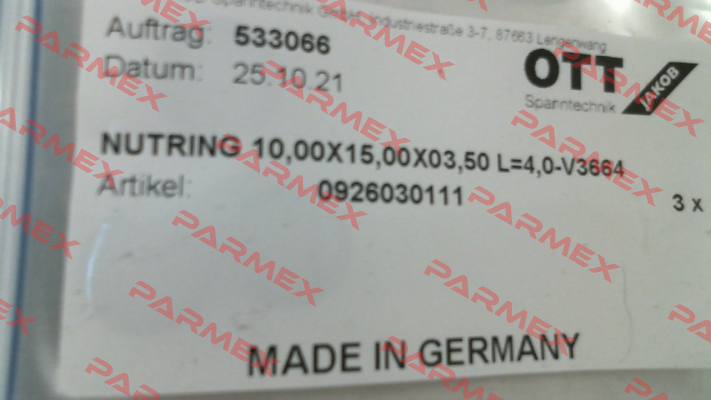 0926030111 OTT-JAKOB