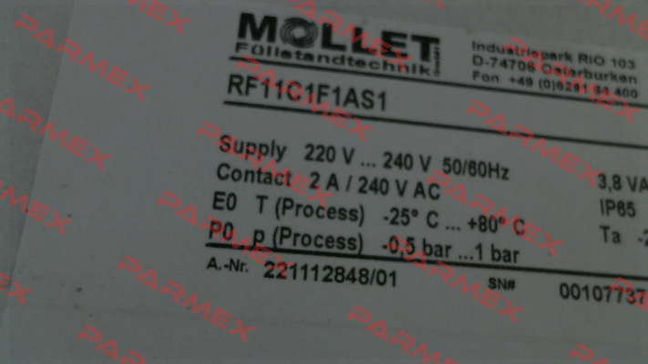 RF11C1F1AS1 Mollet