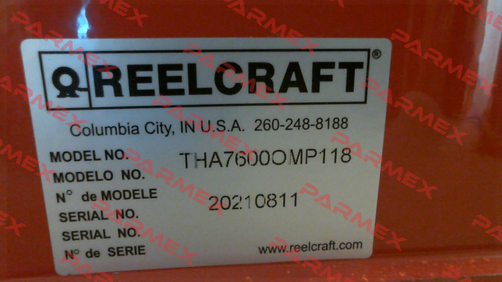 THA7600 OMP118 Reelcraft