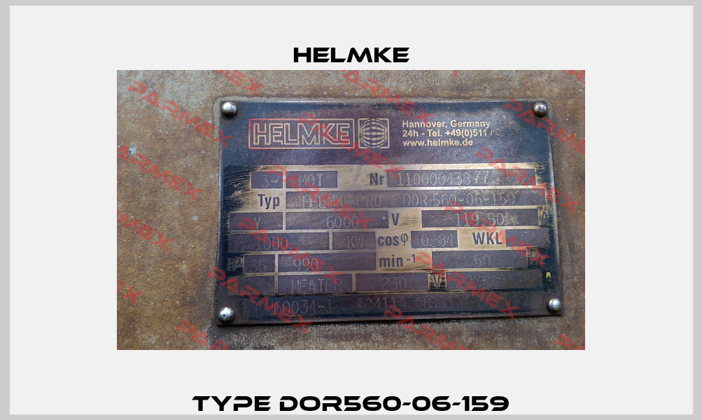 Type DOR560-06-159 Helmke