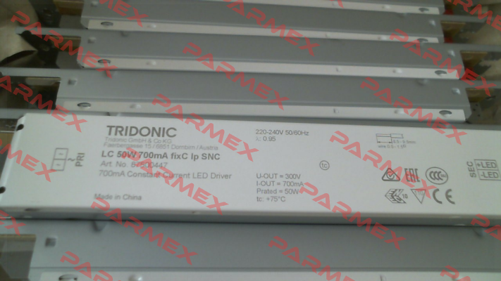 87500447 / LC50W 700mA fixC Ip SNC Tridonic