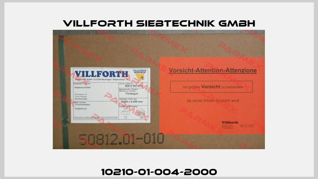10210-01-004-2000 Villforth Siebtechnik GmbH