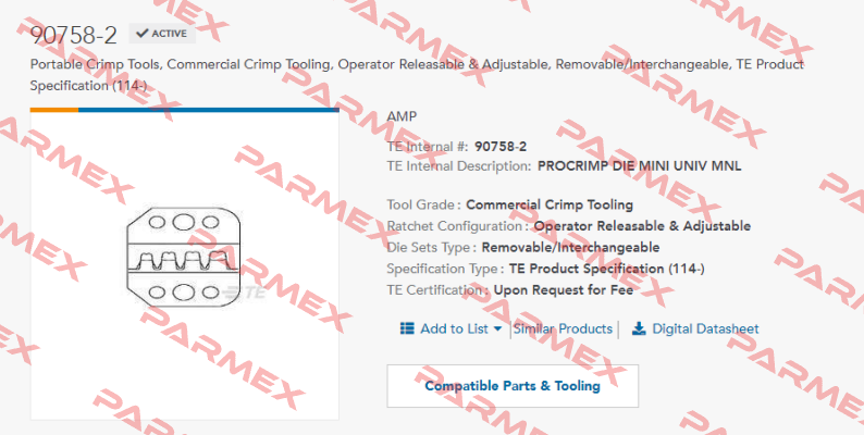 90758-2 TE Connectivity (Tyco Electronics)