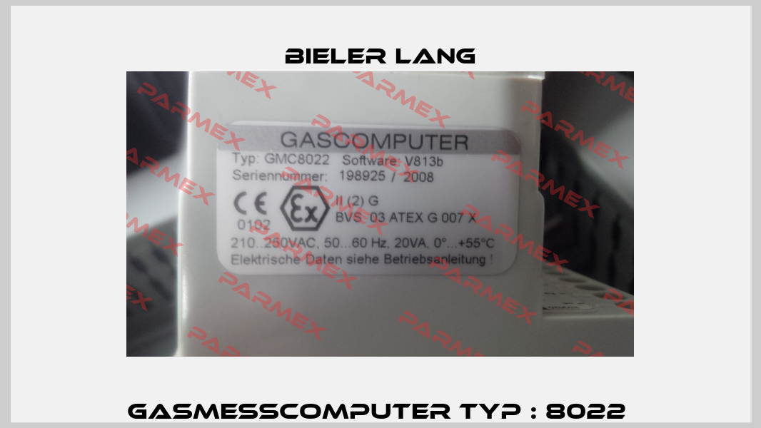 Gasmesscomputer Typ : 8022  Bieler Lang
