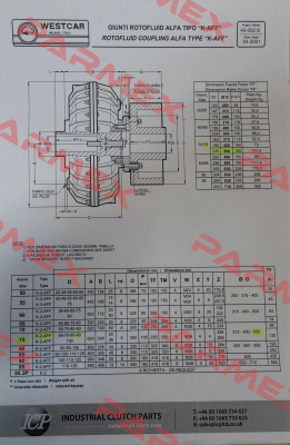 Rotofluid Alfa 75P K 2N  Westcar