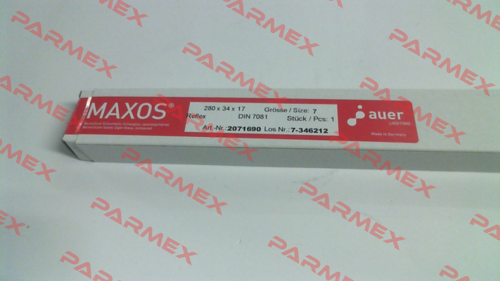 DIN 7081-R 280 x 34 x 17 mm Maxos