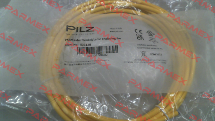 p/n: 533120, Type: PSEN Kabel Winkel/cable angleplug 5m Pilz