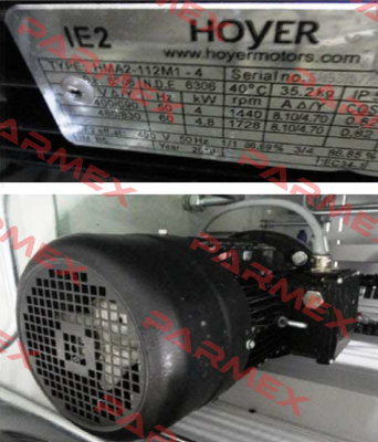 HMA2 112M1 - 4 pole Hoyer Motors