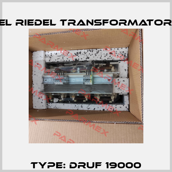 Type: DRUF 19000 Michael Riedel Transformatorenbau