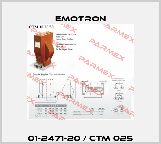01-2471-20 / CTM 025 Emotron
