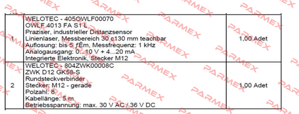 OWLF 4013 FA S1 L Welotec