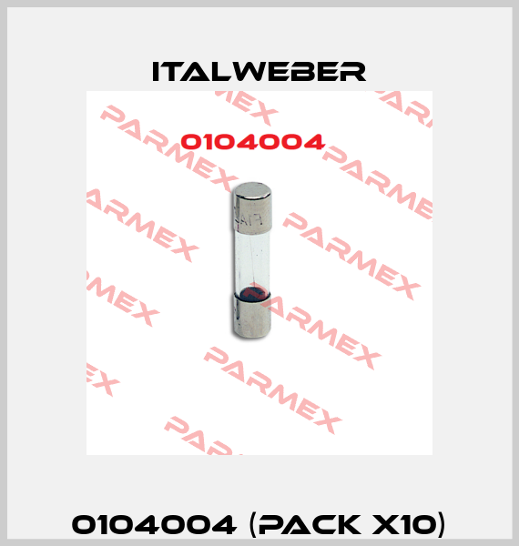 0104004 (pack x10) Italweber