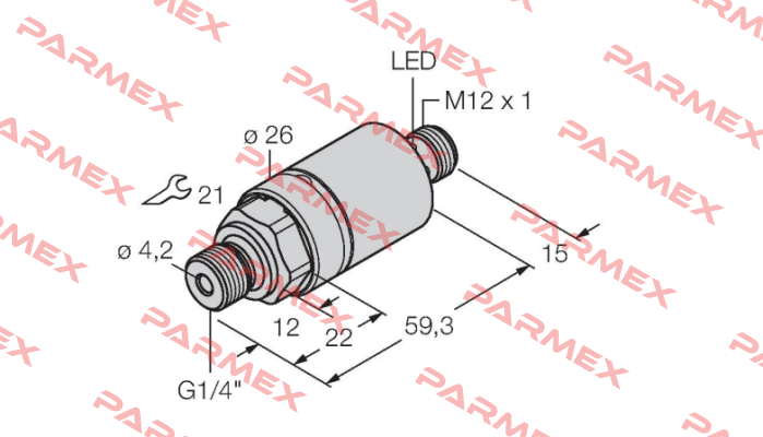 PC025V-204-2UPN8X-H1141 Turck