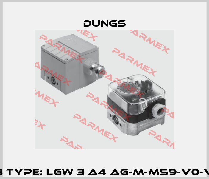 P/N: 272338 Type: LGW 3 A4 Ag-M-MS9-V0-VS3 stse 1P Dungs