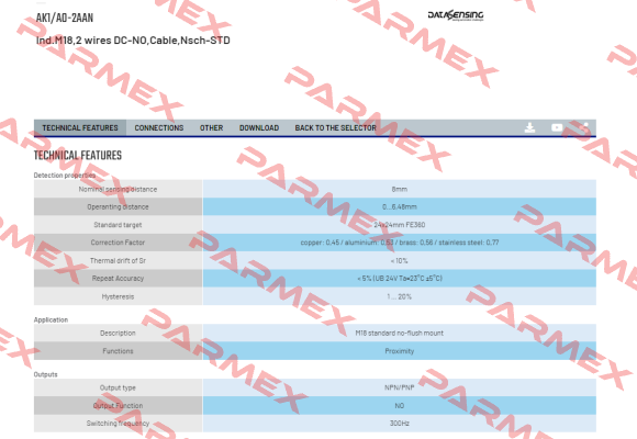 AK1/A0-2AAN Micro Detectors / Diell