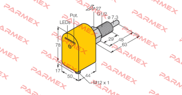 FCS-GL1/2A4P-LIX-H1141/V300 Turck