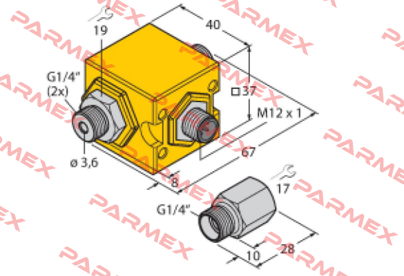 FCIC-G1/4A4P-LIL-H1141/1.0 Turck