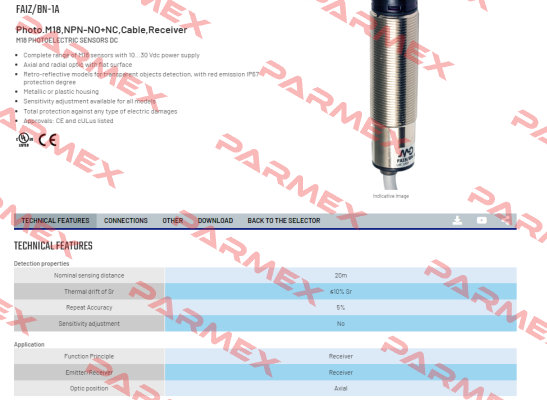 FAIZ/BN-1A Micro Detectors / Diell