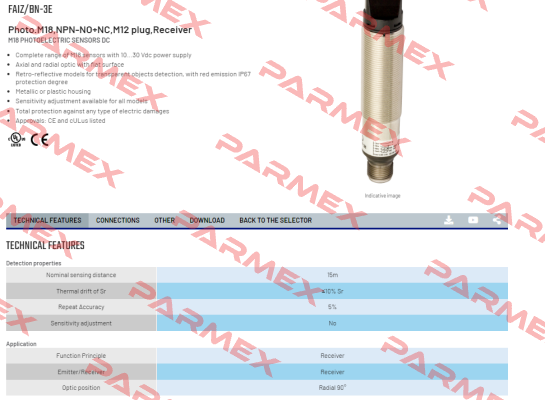 FAIZ/BN-3E Micro Detectors / Diell