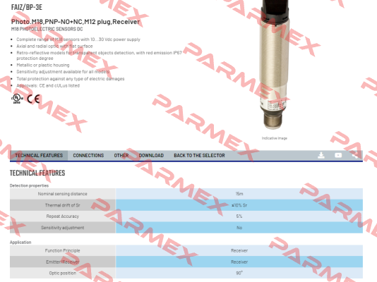 FAIZ/BP-3E Micro Detectors / Diell