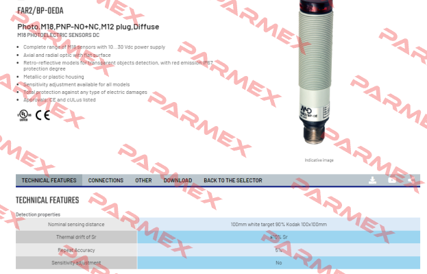 FAR2/BP-0EDA Micro Detectors / Diell