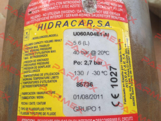 U060A04E1-AI Hidracar