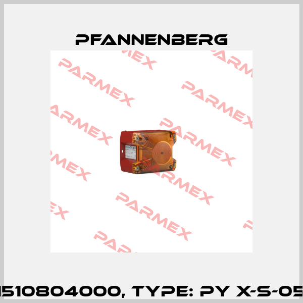 Art.No. 21510804000, Type: PY X-S-05 24 DC OR Pfannenberg