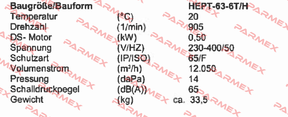 HEPT-63-6T/H  Sodeca