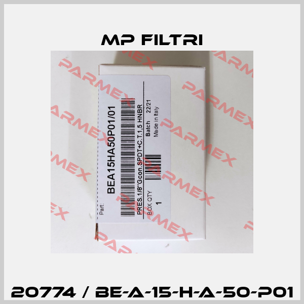 20774 / BE-A-15-H-A-50-P01 MP Filtri