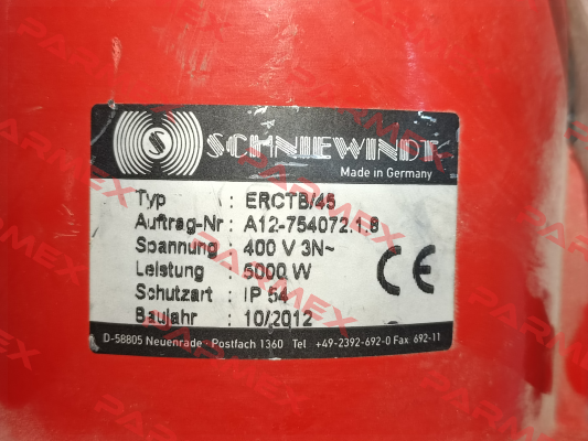 ERCTB/45 400V Schniewindt