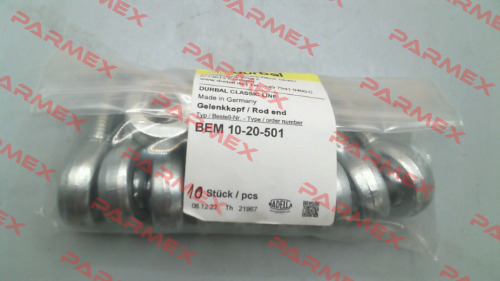 BEM 10 20-501 Durbal