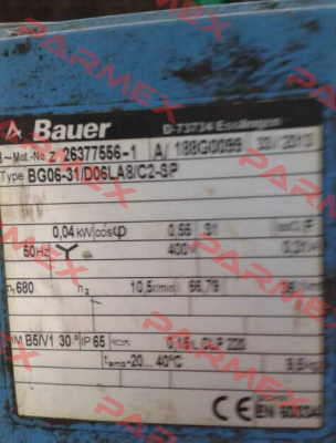 BG06-31/D06LA8/C2-SP, No. 188G0099 Bauer