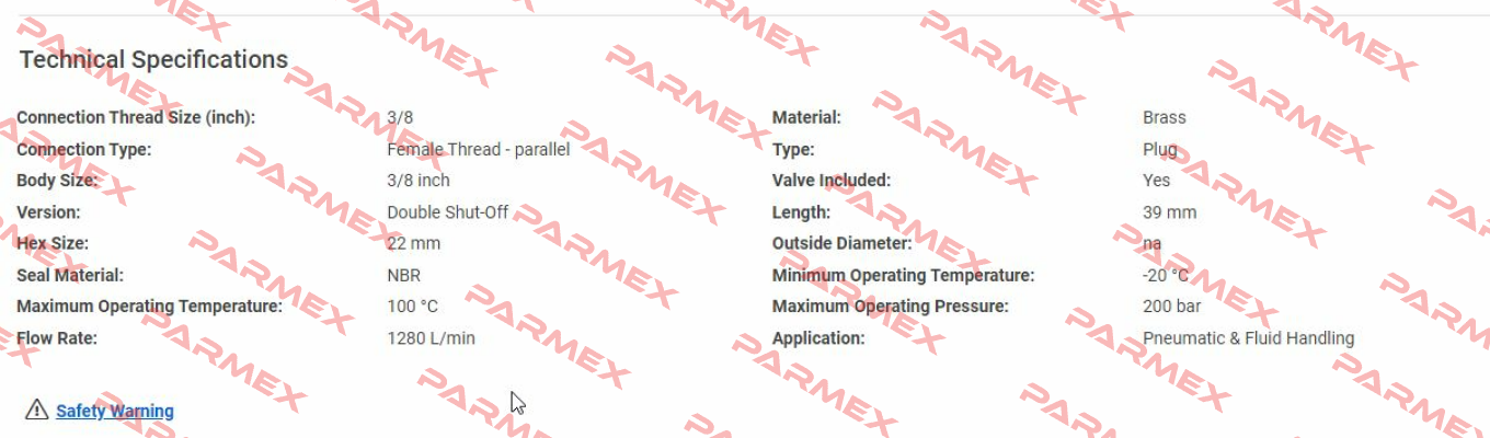 73SBIW17MPX Rectus (Parker)