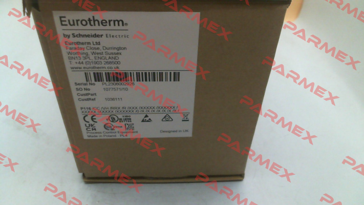 P116/CC/VH/RR/XXX Eurotherm