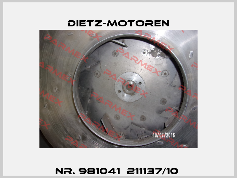 NR. 981041  211137/10  Dietz-Motoren