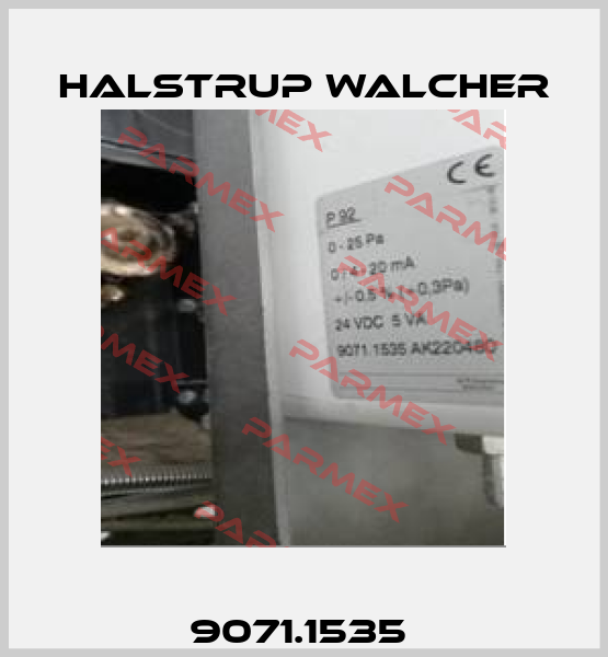 9071.1535  Halstrup Walcher